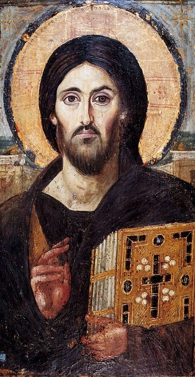 Pantocratic Christ - Saint Catherine